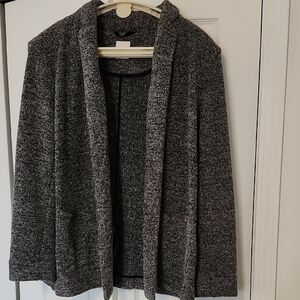 Lauren Conrad Charcoal Knit Cardigan
